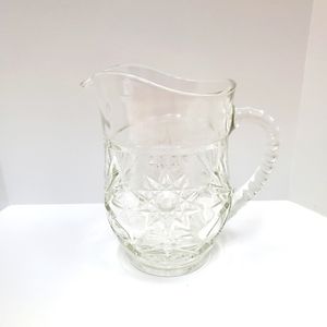 Small glass pitcher